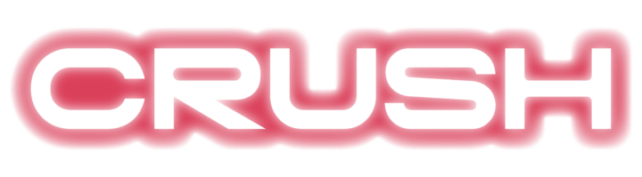 Logo du Festival CRUSH, organisé par le Théâtre Les Tanneurs, le Rideau, le Théâtre National Wallonie-Bruxelles et Varia - Théâtre & Studio